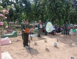 Danramil Cermee Pimpin Upacara Pemakaman Militer Anggota Veteran