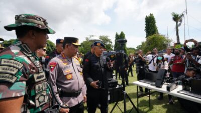 Gelar Pasukan dan Peralatan, Kapolri dan Panglima TNI Ingin KTT G20 Berjalan Sukses