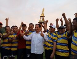 Lewat Adu Penalti, Tim Ngunut FC Juara Turnamen Sepak Bola Antar Kecamatan se Tulungagung