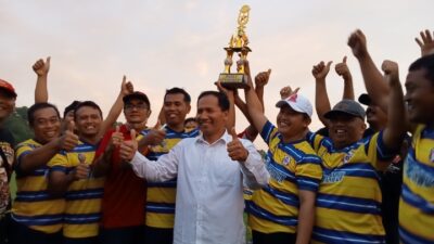 Lewat Adu Penalti, Tim Ngunut FC Juara Turnamen Sepak Bola Antar Kecamatan se Tulungagung