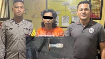 Kedapatan Bawa Senjata Tajam, Pemuda Asal Lamongan Ditangkap di Aloon Aloon Tulungagung
