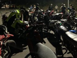 Ratusan Sepeda Motor Diamankan Polisi Dari Jalur JLS Tulungagung, Diduga Untuk Balap Liar