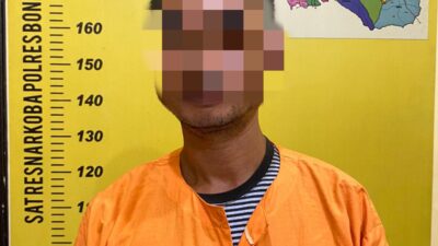 Seorang Pria Diduga Menggunakan Narkotika Jenis Sabu, Diringkus Sat Reskoba Polres Bondowoso