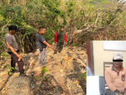 Patroli Gabungan Petugas Perhutani dan Polsek Klabang Tangkap Pencuri Kayu Jati Di Hutan 