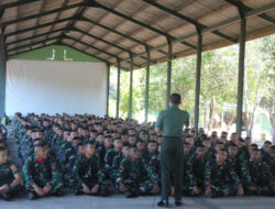 Letkol Inf Rinto Wijaya Berikan Arahan Pada Prajurit Yonif Raider 514/SY Jaga Kualitas Disiplin