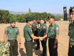 Danyonif Raider 514/SY Pimpin Acara Korps Raport Kenaikan Pangkat