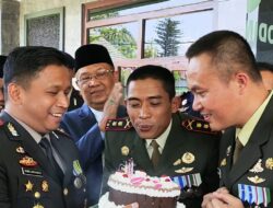 HUT TNI Ke-78, Polres Bondowoso Berikan Surprise Ke Kodim 0822